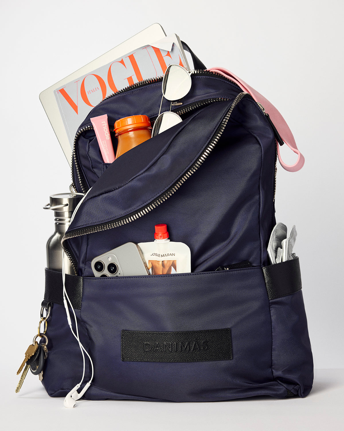 Woman with muscular back