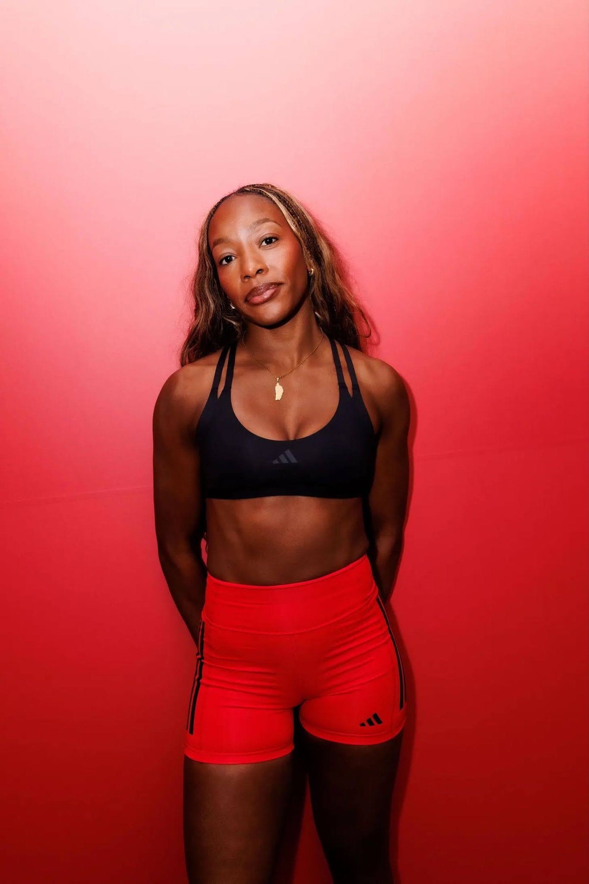Image of Chante Joseph against red background