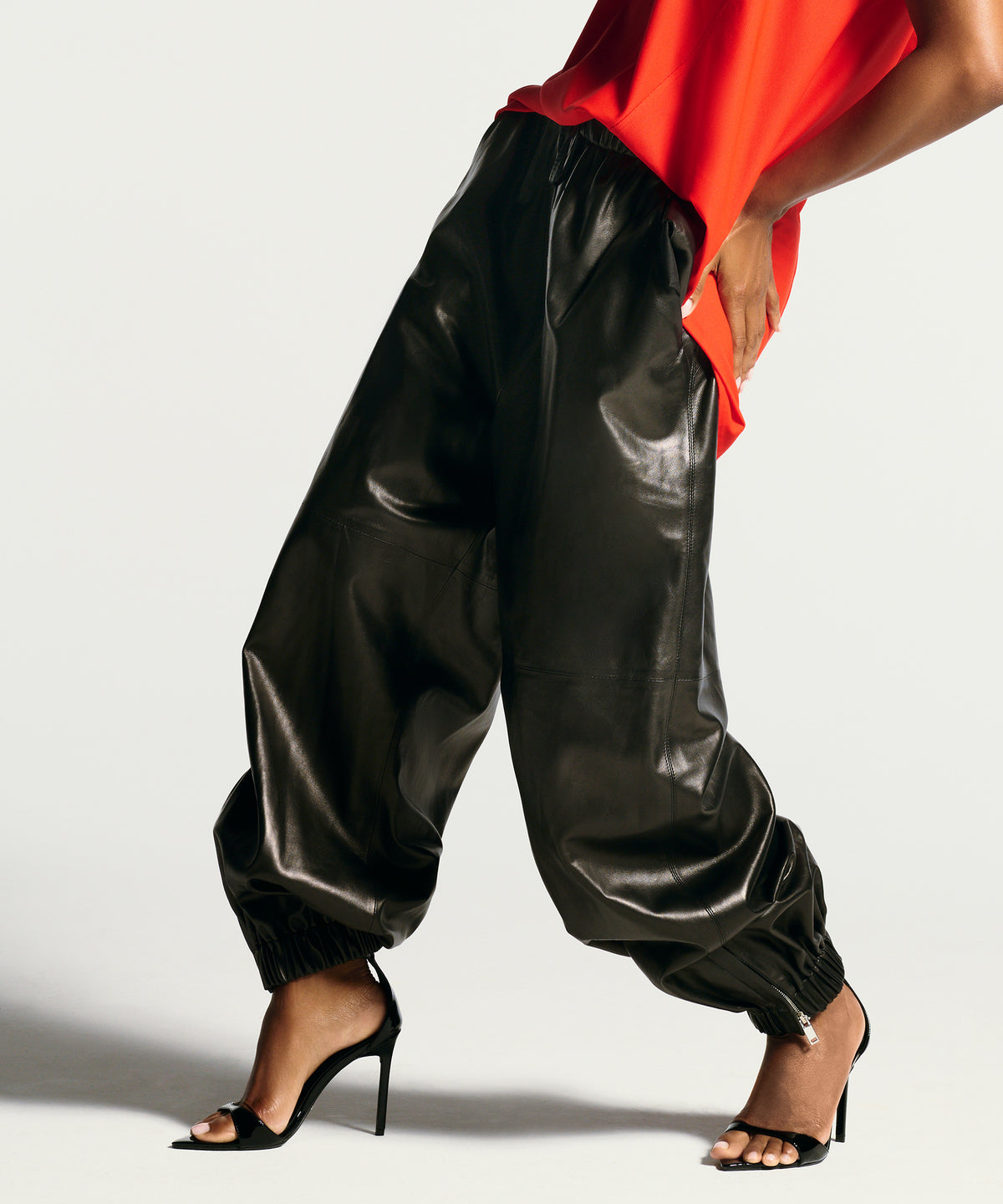 The Everything Leather Jogger