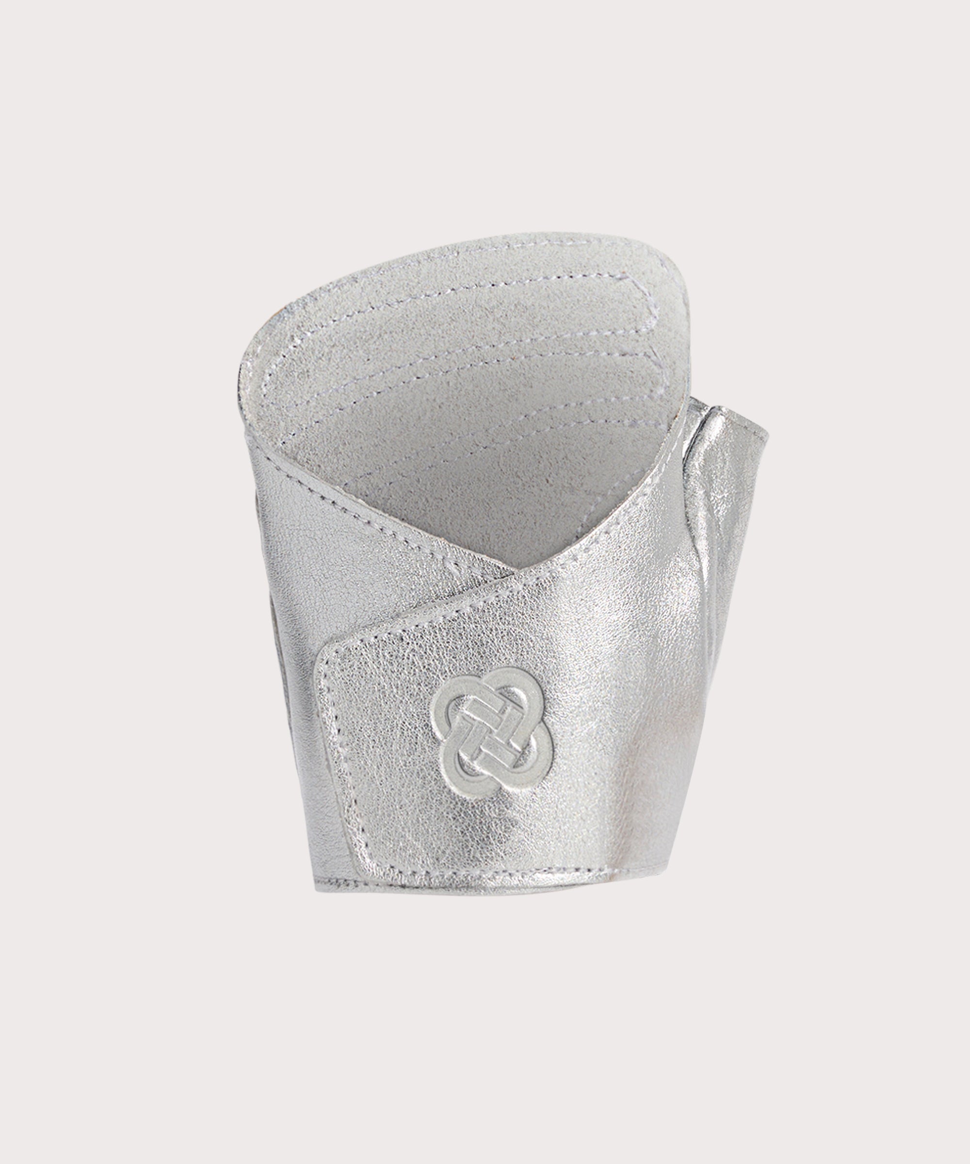 One silver "The Wrap" weight lifting glove