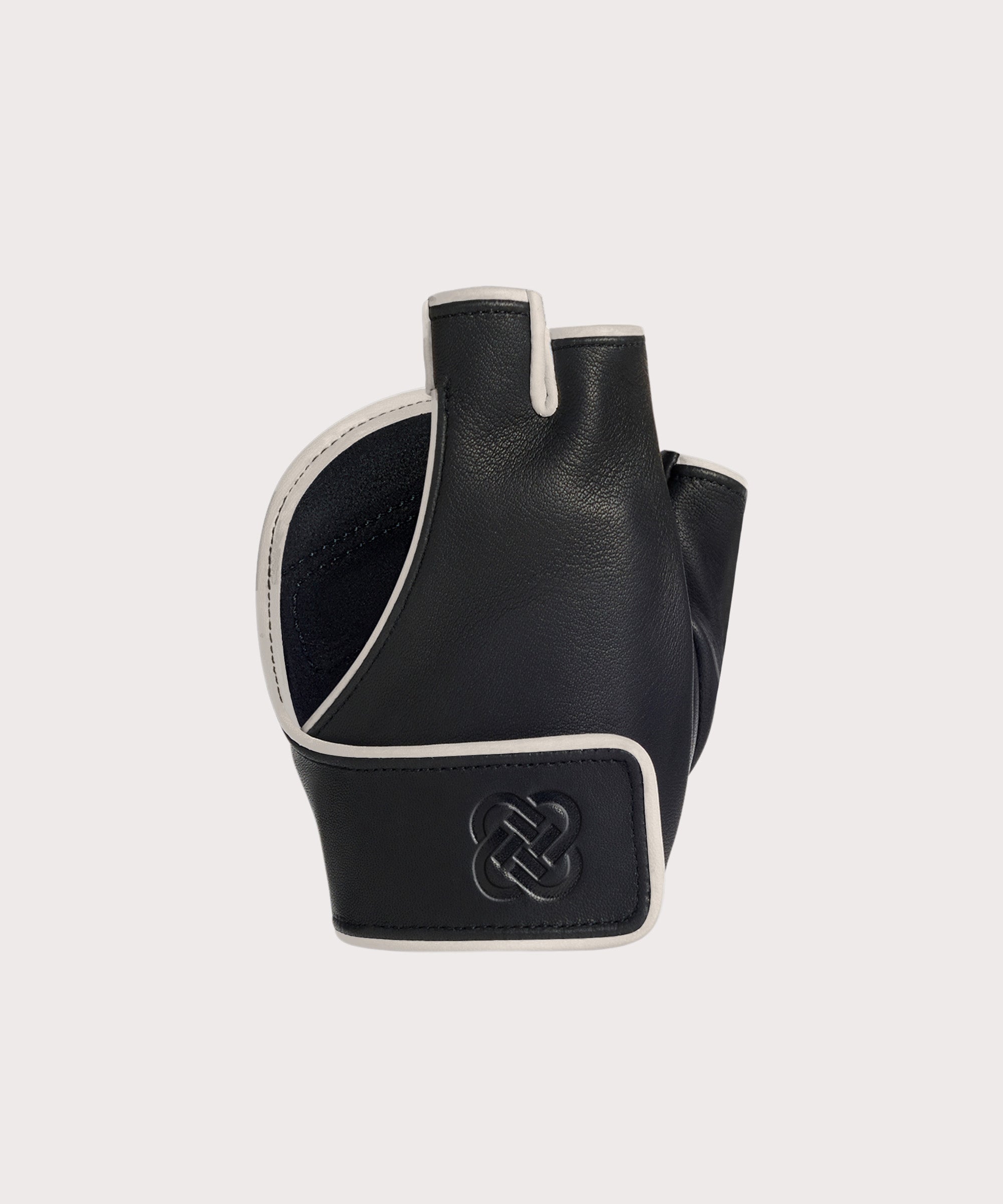 Black and cream "reveal" weight lifting glove