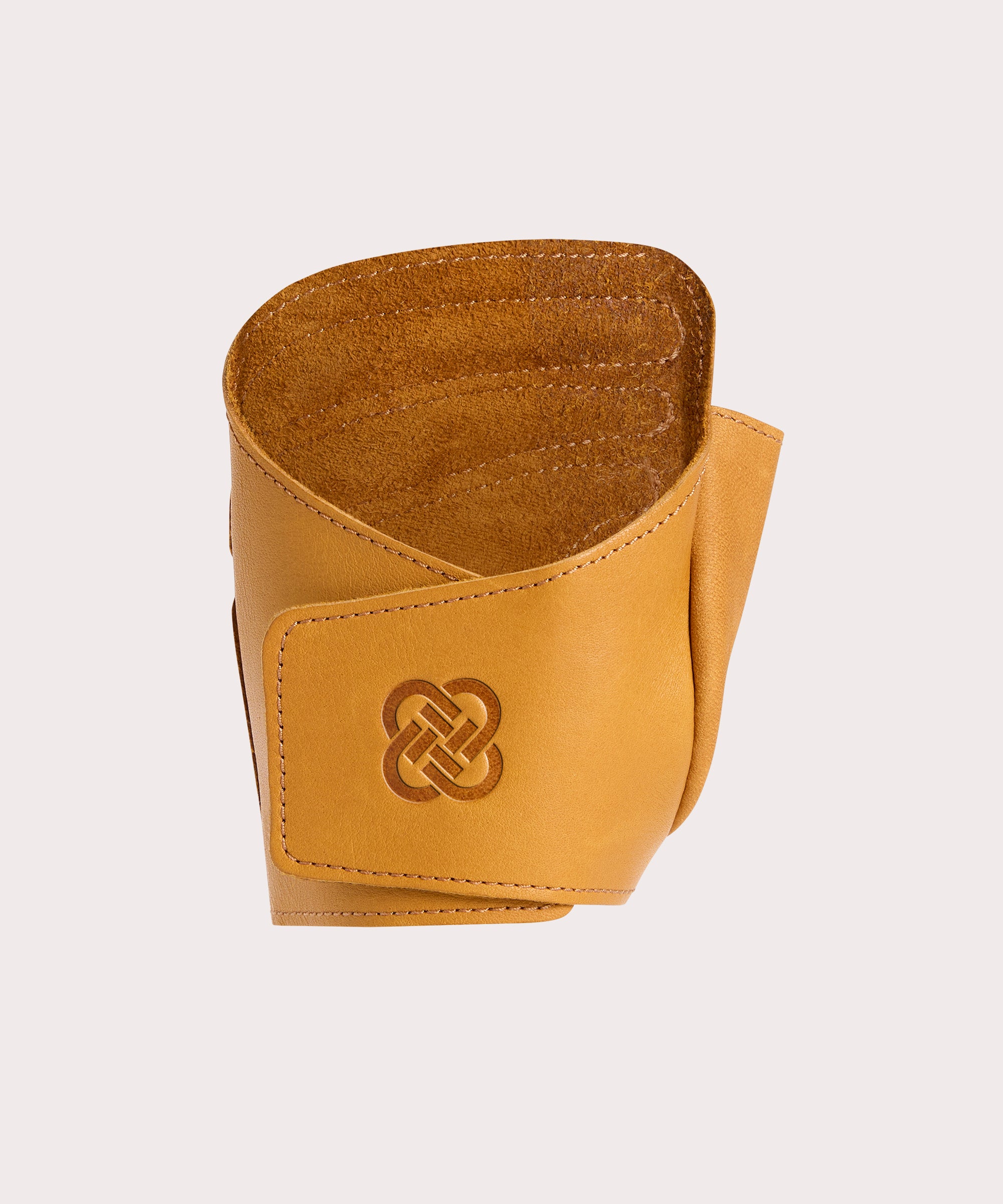 One singular "The Wrap" caramel colored weight lifting glove