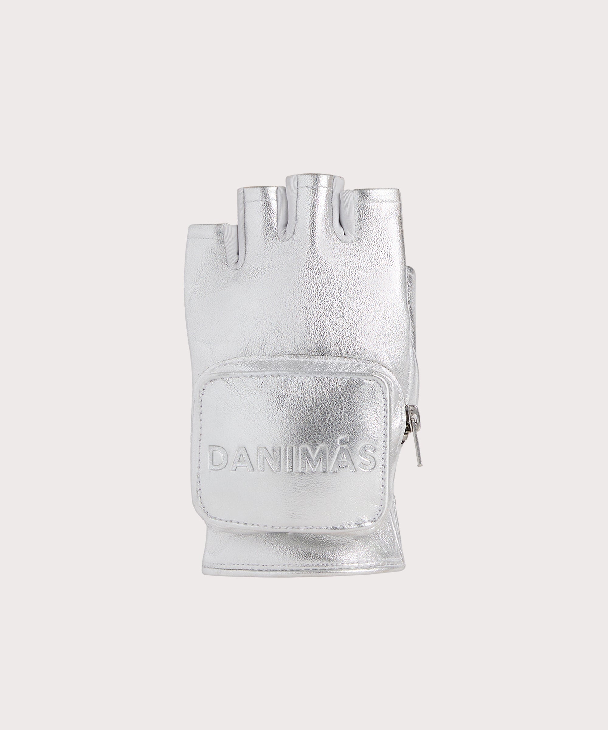 Silver "Conceal" weight lifting glove