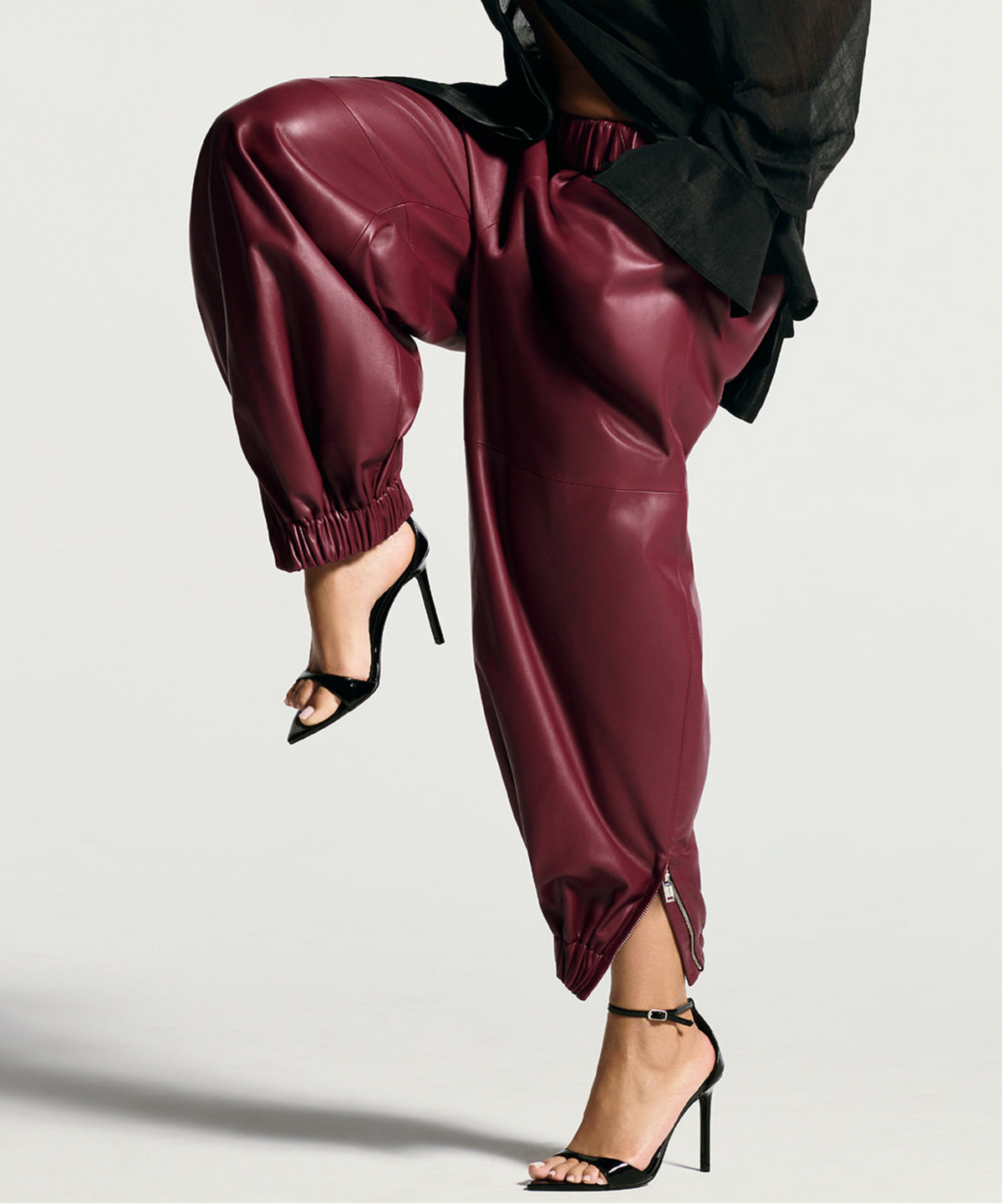 The Everything Leather Jogger